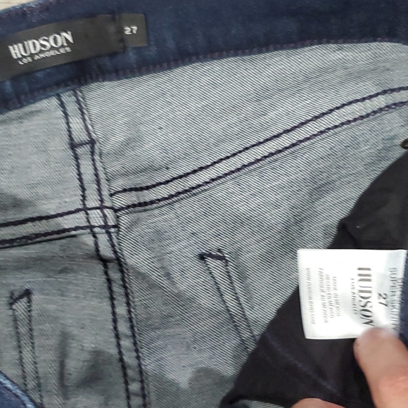 Hudson High-rise Barbara Ribbed Jeans Size 27 - Picture 8 of 8